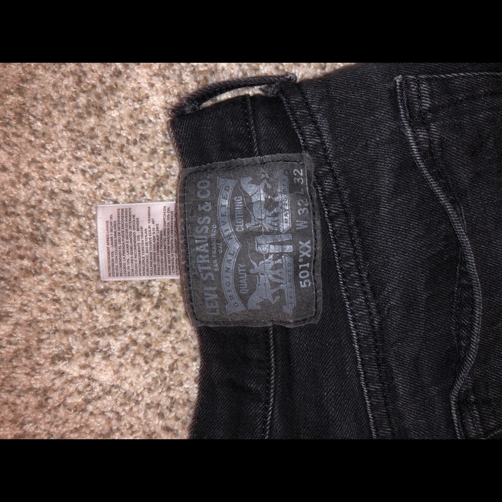Levi’s Black 501 Jeans